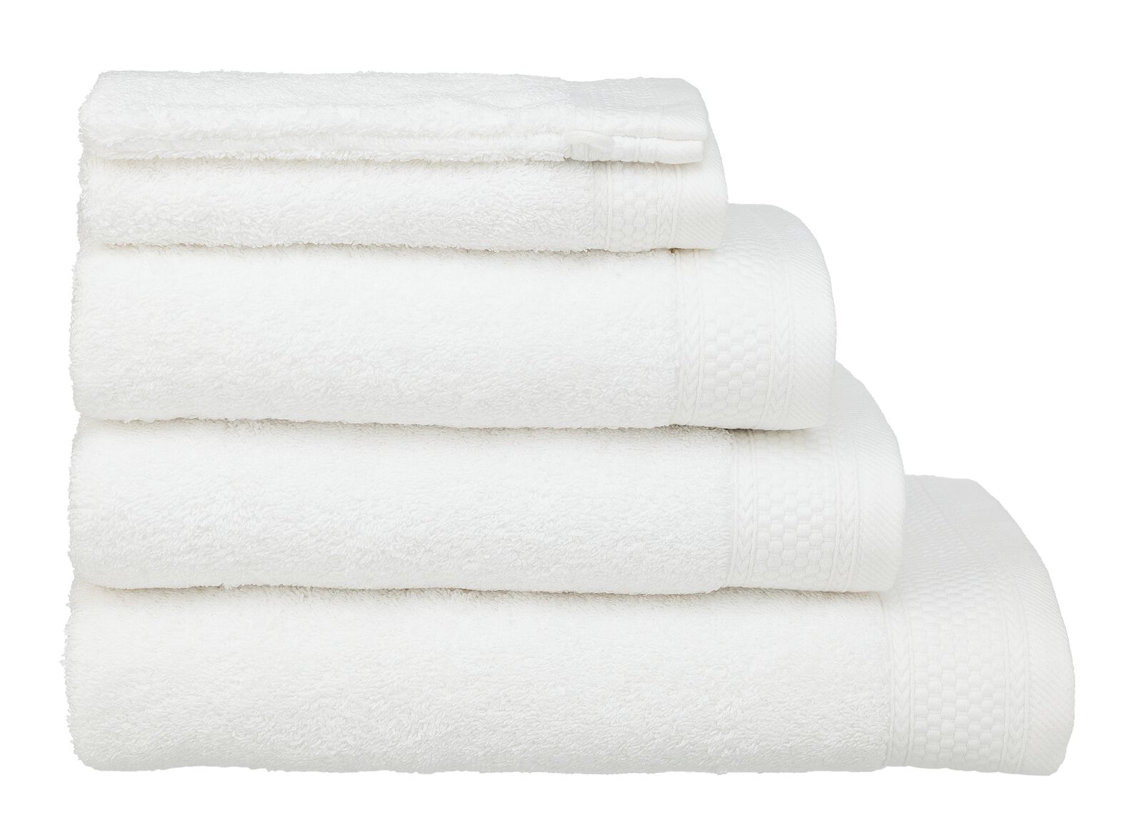 gastendoek – hotel extra zwaar - wit - 5205010 - HEMA