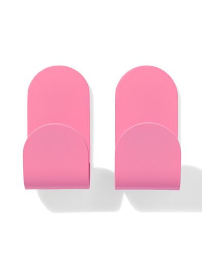 plakhaken roze - 2 stuks - 80350013 - HEMA