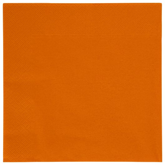 Springplank Omgekeerd vervagen servetten papier 33x33 oranje - 20 stuks - HEMA