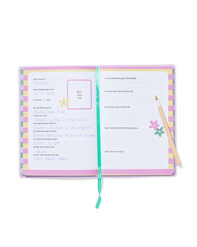 vriendenboekje roze 22x16 - 14170003 - HEMA
