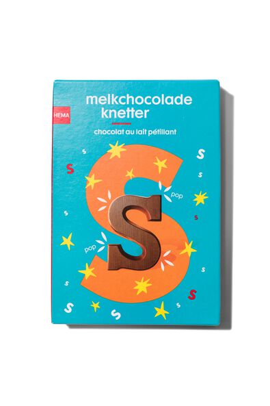 melkchocoladeletters knettersuiker 75gram - 1000021656 - HEMA