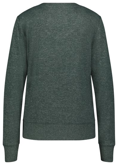 dames loungesweater viscose groen - 1000028598 - HEMA