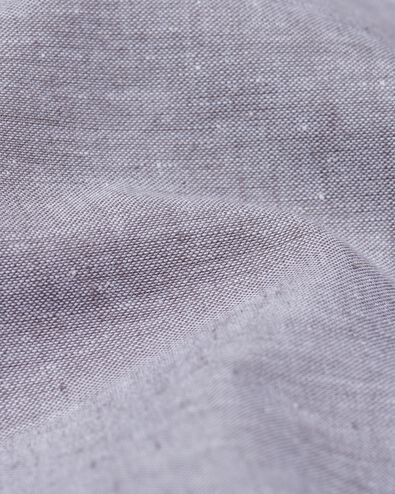 dekbedovertrek chambray 200x200/220 lichtgrijs - 5790228 - HEMA