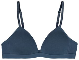 Voorgevormde Tiener Bh Zonder Beugel Blauw (blauw)