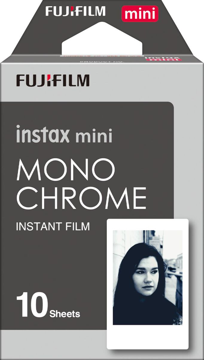 Afvoer De media Fujifilm instax mini fotopapier monochrome 10-pak - HEMA