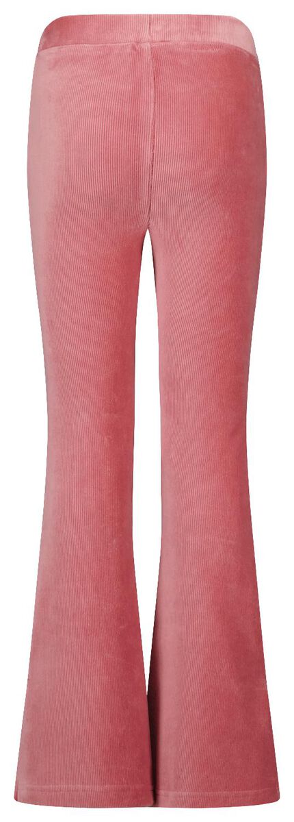kinder legging rib flared roze roze - 1000028677 - HEMA