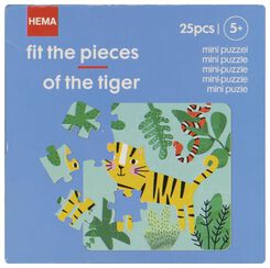 mini puzzel tijger - 15180044 - HEMA