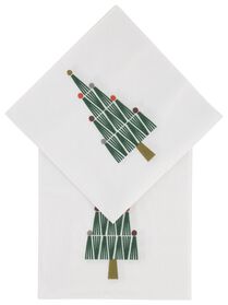 servetten 24x24 papier kerstboom - 20 stuks - 25670007 - HEMA