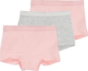 kinder boxers - 3 stuks lichtroze lichtroze - 1000001691 - HEMA