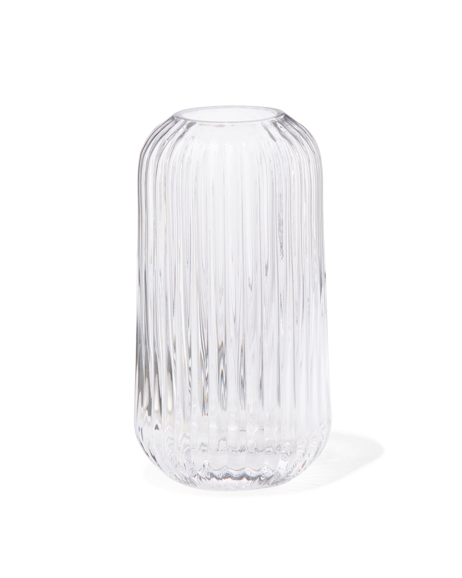 vaas voor geurstokjes XS glas ribbel - 13507515 - HEMA