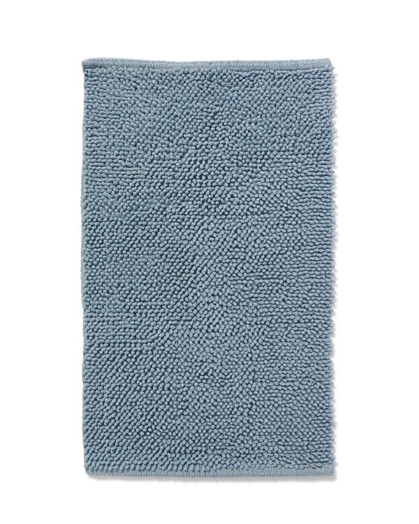 badmat 50x85 chenille ijsblauw - 5210203 - HEMA