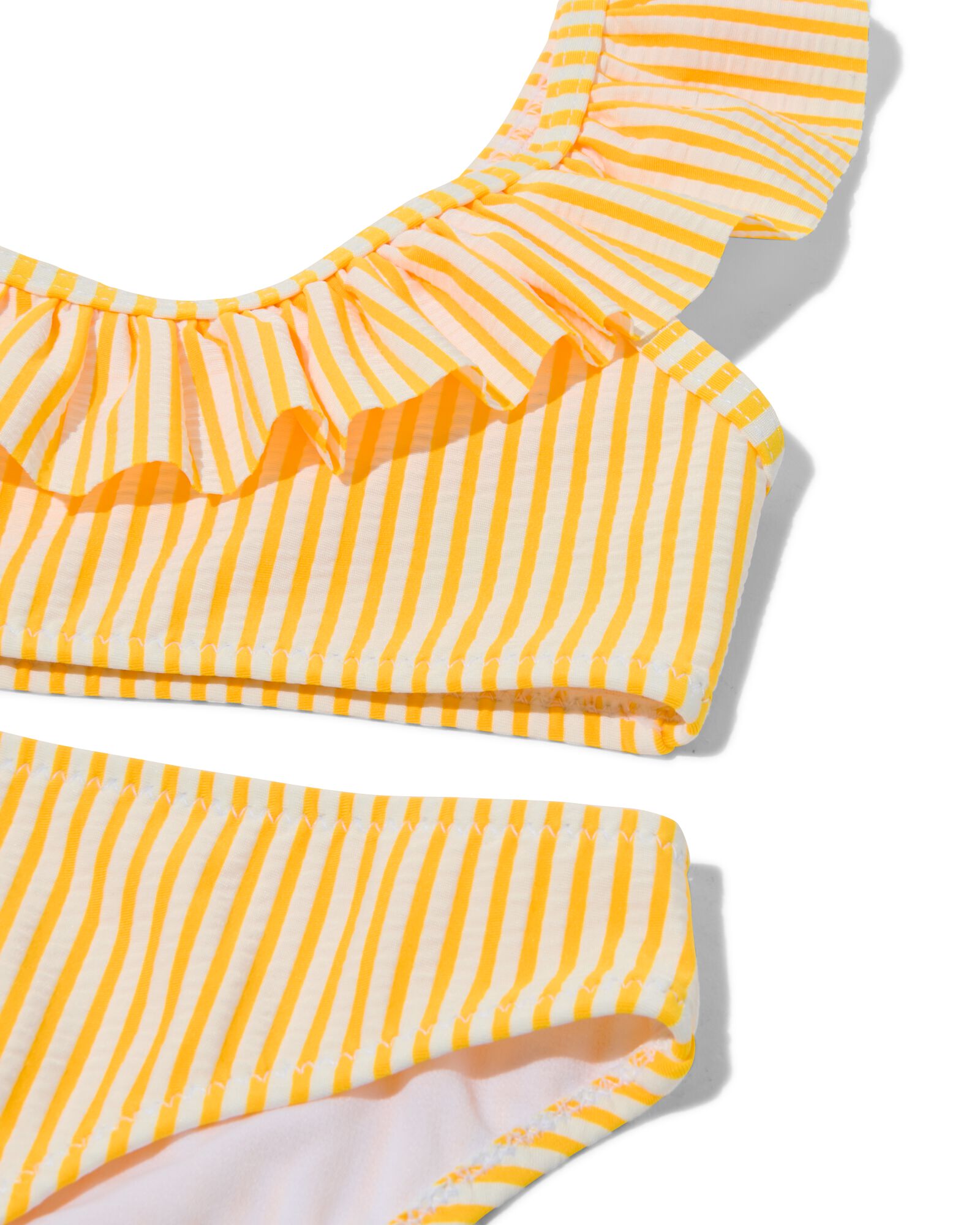 kinder bikini asymmetrisch geel geel - 1000030495 - HEMA