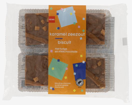 karamel zeezout biscuit 140gram - 10809008 - HEMA