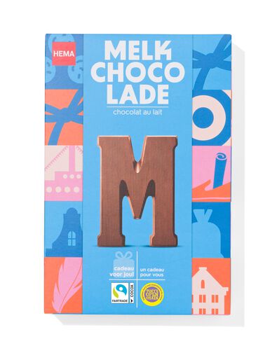 chocoladeletter melk M 140gram - 24401013 - HEMA chocoladeletter melk M 140gram - 24401013 - HEMA