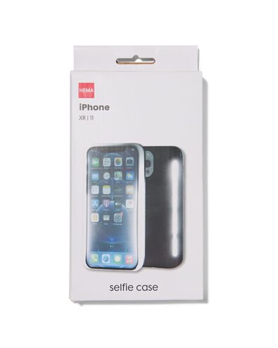 selfie case met licht iPhone XR11 - 39630223 - HEMA