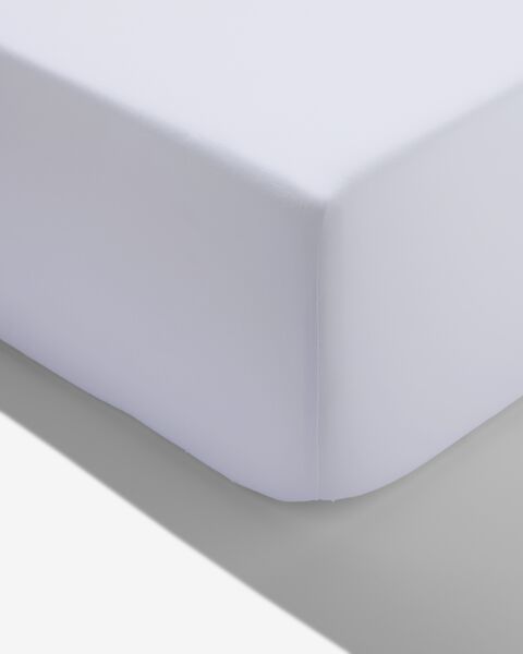 hoeslaken boxspring - zacht katoen - 180 x 200 cm - wit wit 180 x 200 - 5140081 - HEMA