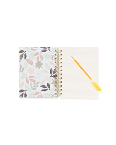 insteek notitieboek met spiraal gelinieerd A5 - 14170109 - HEMA