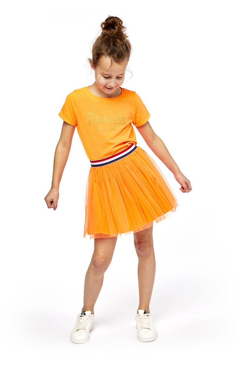 Behoort Commotie Maxim kinder t-shirt oranje - HEMA