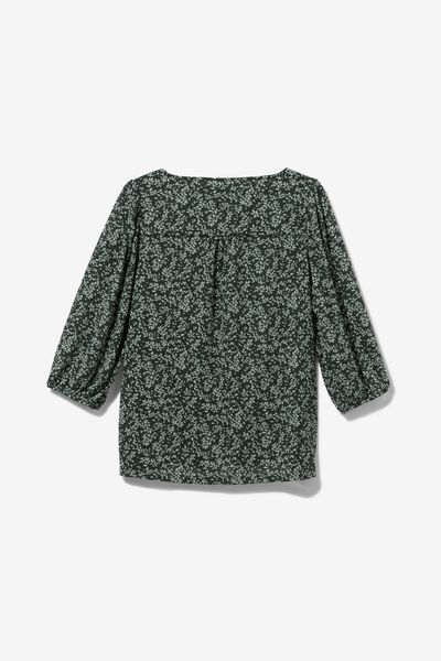 dames t-shirt Cateau groen - 1000029960 - HEMA