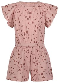 kinder jumpsuit wafel roze roze - 1000027658 - HEMA