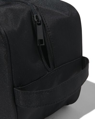 toilettas zwart 12x27x16 - 11890615 - HEMA