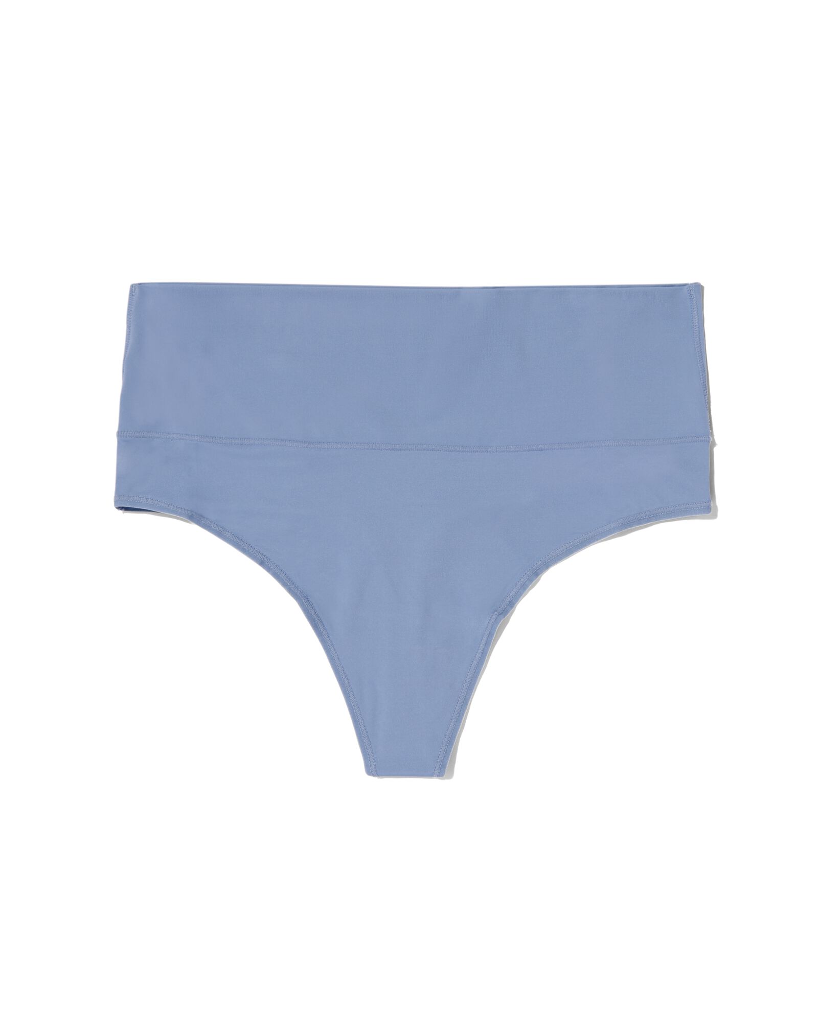 dames string met hoge taille ultimate comfort blauw blauw - 19610585BLUE - HEMA