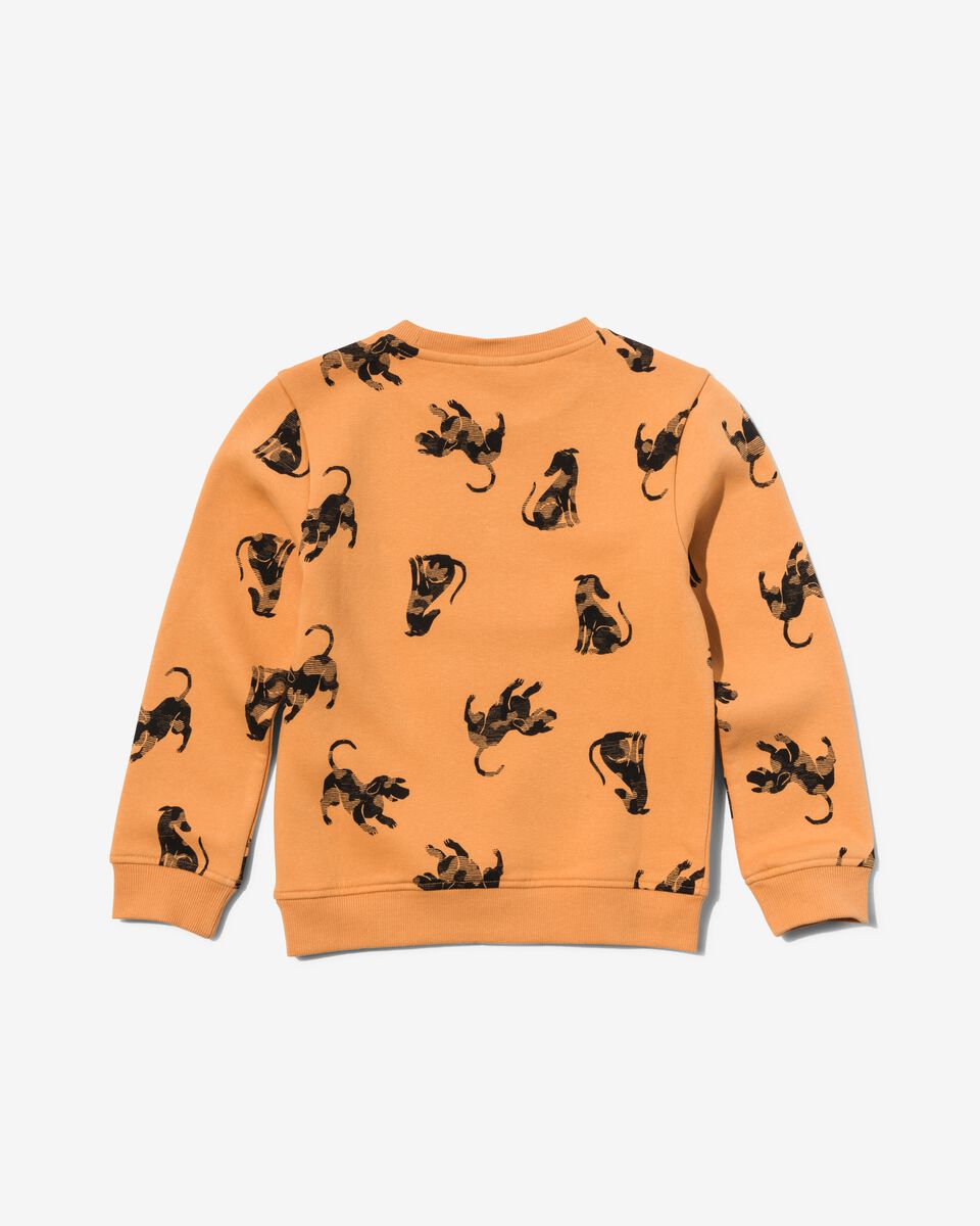 kinder sweater honden geel - 1000029817 - HEMA