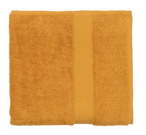 handdoek - 50 x 100 cm - zware kwaliteit - okergeel uni okergeel handdoek 50 x 100 - 5220022 - HEMA