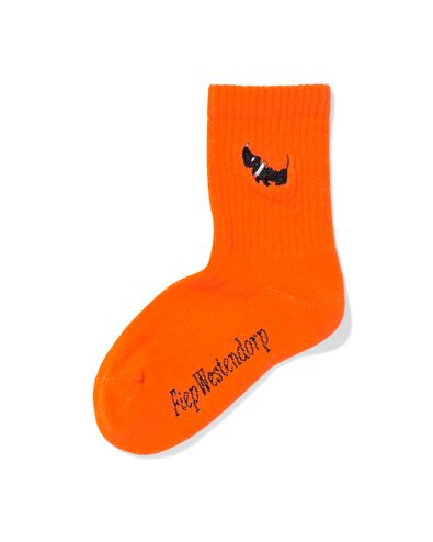 Takkie sokken voor volwassenen Koningsdag oranje oranje - 4220570ORANGE - HEMA