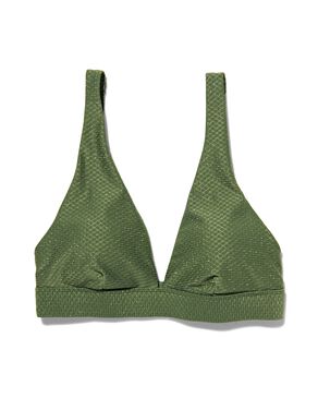 dames triangel bikinitop legergroen legergroen - 1000031091 - HEMA