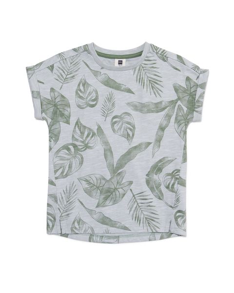 kinder t-shirt bladeren groen groen - 1000030913 - HEMA