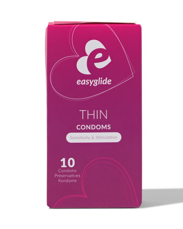 Easyglide condooms ultrathin - 10 stuks - 12010032 - HEMA