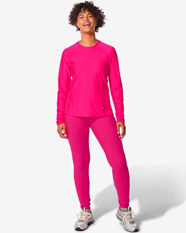 dames sportlegging roze roze - 36090190PINK - HEMA