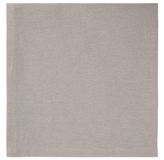 Servetten Katoen 47x47 Grijs Met Glitters - 2 Stuks (grijs)