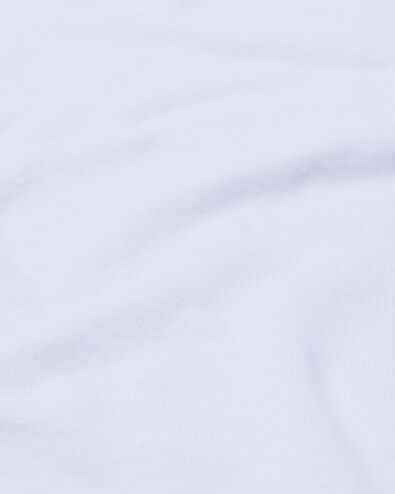 hoeslaken - jersey katoen - 160 x 200 cm - wit - 5140107 - HEMA