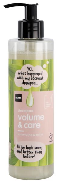 shampoo volume & care 300ml - 11087101 - HEMA
