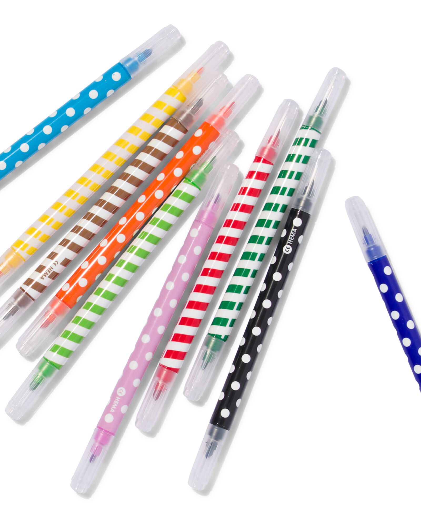 viltstiften tweepunt - 10 stuks - 15900013 - HEMA