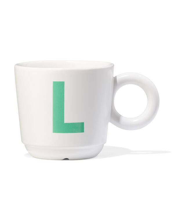 mok 280ml letter L - 61130411 - HEMA