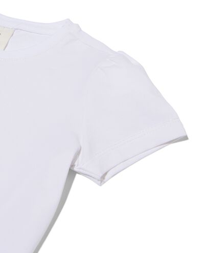kinder t-shirts - 2 stuks wit 110/116 - 30843932 - HEMA