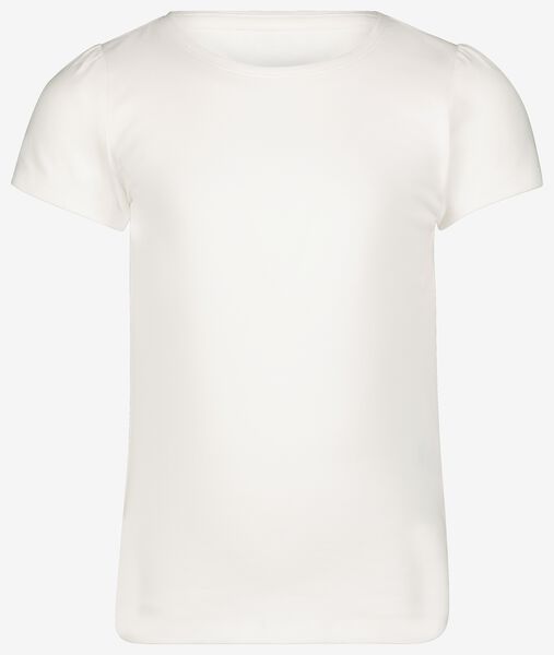 kinder t-shirts - 2 stuks wit 134/140 - 30843934 - HEMA