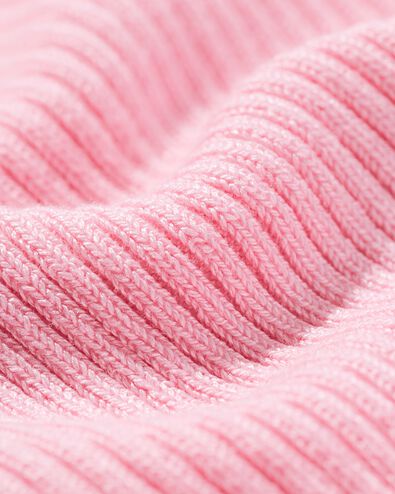 dames top Rita rib lichtroze lichtroze - 36288965LIGHTPINK - HEMA