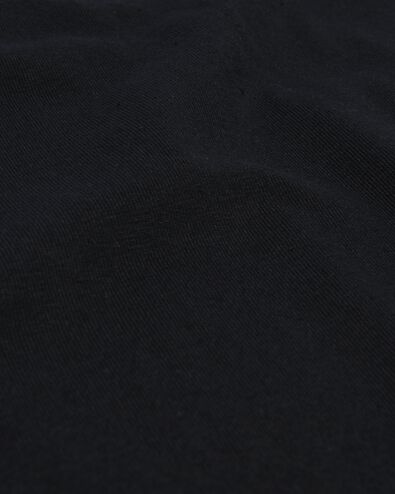 heren t-shirt slim fit v-hals zwart XL - 34276836 - HEMA
