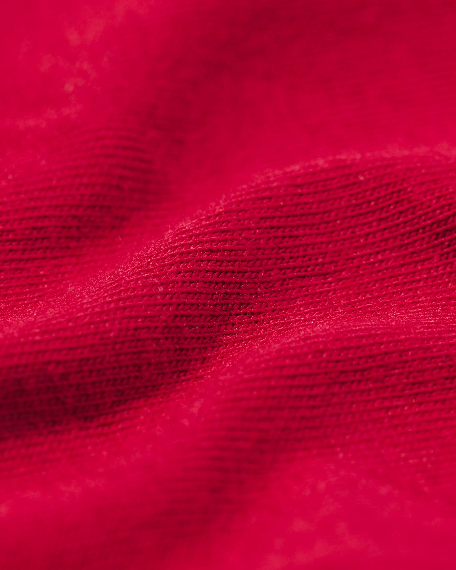 dameshipster katoen met kant rood rood - 19640134RED - HEMA