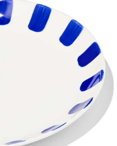 gebaksbordje Ø17cm Tafelgenoten new bone wit met blauw - 9650008 - HEMA gebaksbordje Ø17cm Tafelgenoten new bone wit met blauw - 9650008 - HEMA