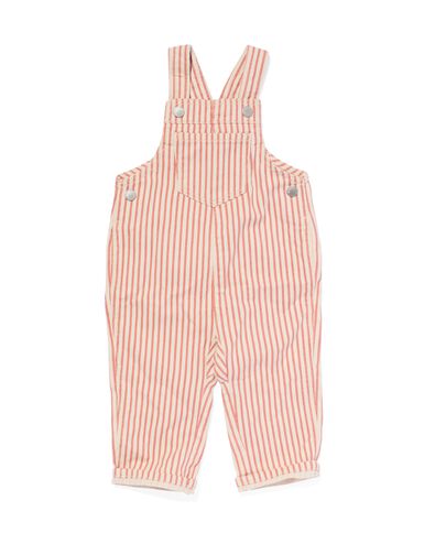 babyjumpsuit strepen bruin bruin - 33124370BROWN - HEMA