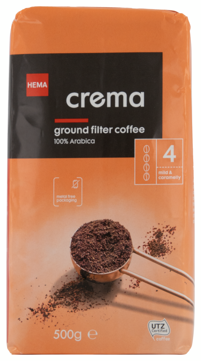 filterkoffie crema - 500 gram - 17170002 - HEMA