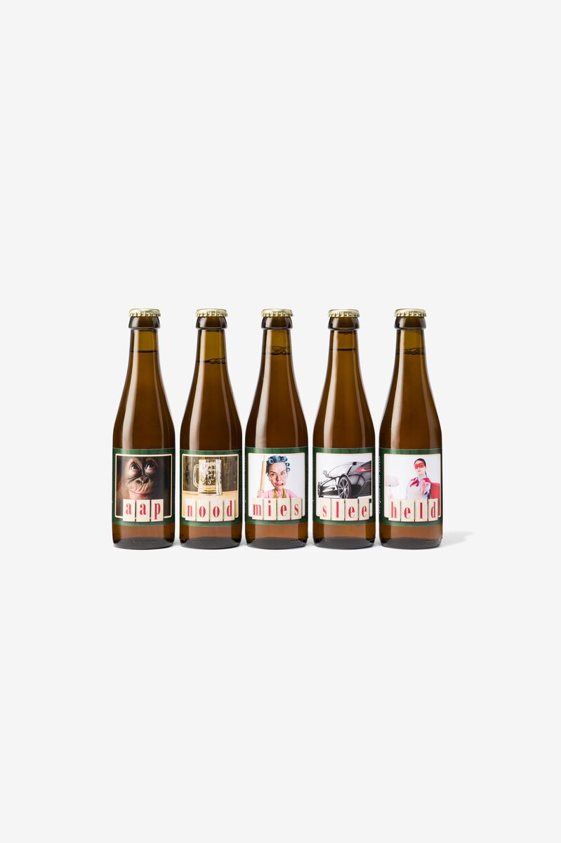 Leesplank voor Kerels bierpakket - 5 stuks - 17480015 - HEMA