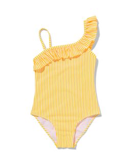 Kinder Badpak Asymmetrisch (geel)