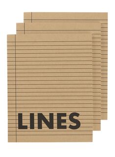 3-pak Schriften A5 Gelinieerd
