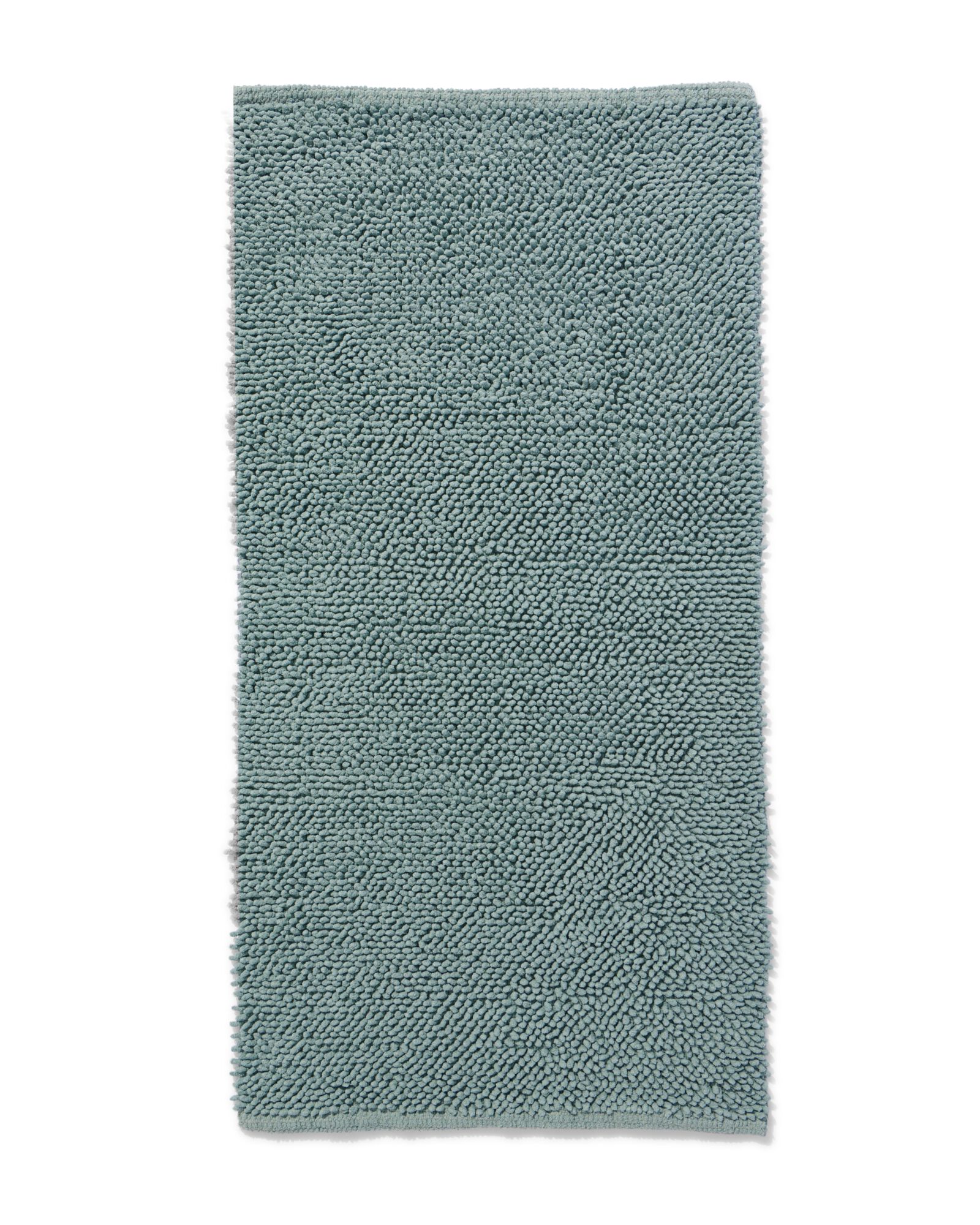 badmat 60x120 chenille groenblauw - 5210201 - HEMA